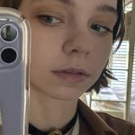 Emma Myers Instagram - If you look closely, you can see the pillow fort I made in the background