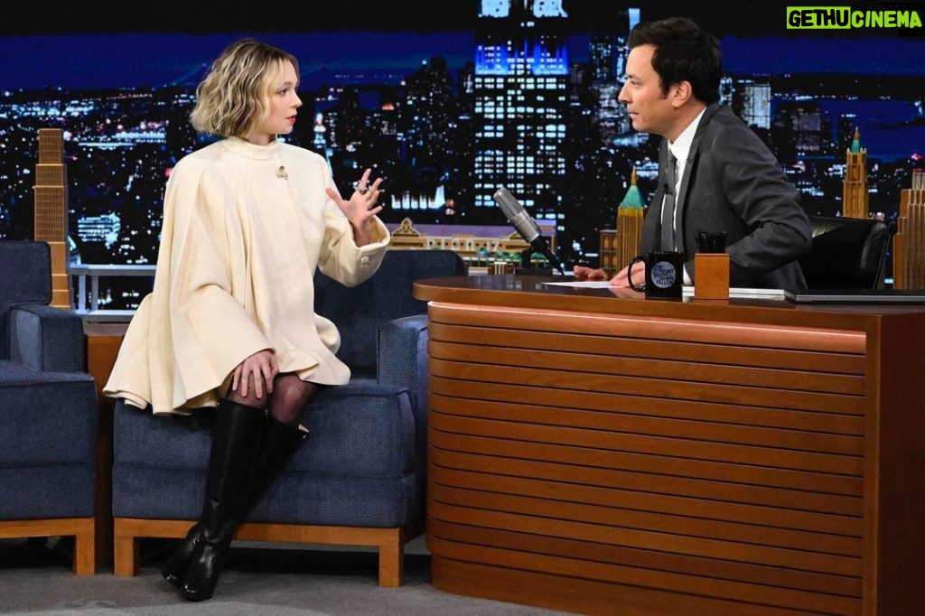 Emma Myers Instagram - We talk about some cool stuff. Airs tonight at 11:35pm est!! @fallontonight - Todd Owyoung/NBC