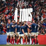 Emmanuel Macron Instagram - Le XV l’a bien montré : la France est une grande nation du rugby mondial. Merci d’avoir fait vibrer tout le pays et d’avoir porté nos couleurs avec panache. À jamais derrière vous ! Bravo à l’Afrique du Sud et aux demi-finalistes de cette Coupe du monde.