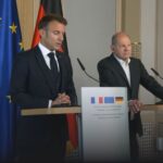 Emmanuel Macron Instagram - Nous devons lutter de manière intraitable contre le terrorisme, mais ne pas confondre cette lutte avec le droit humanitaire aux populations civiles. Hamburg, Germany