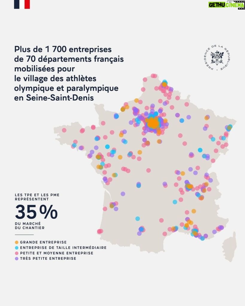 Emmanuel Macron Instagram - Le village olympique et paralympique en Seine-Saint-Denis, c’est la France ! Seine-Saint Denis (93)