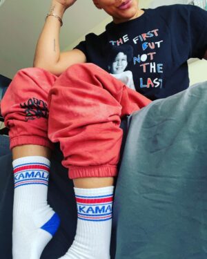 Emmy Raver-Lampman Instagram - II MADAM. VICE. PRESIDENT. II #thefirstbutnotthelast