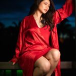 Ena Saha Instagram - I see red! #enasaha #photooftheday #photoshoot #actress #red #dress #trending #statement #tollywood #tollywoodonline #outfitoftheday #actorslife #home #light #explorepage #explore #t2puparazzi