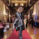 Enzy Storia Instagram – Wearing songket for Indonesian Fashion Night 🇮🇩🖤 Indonesian Embassy in Washington, D.C. – USA