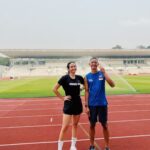 Enzy Storia Instagram - Let’s make next year’s dreams happen. Fingers crossed for an easy path, sticking to our training, and finding chances to shine! Ready, set, go! 🏃🏼‍♀️✨