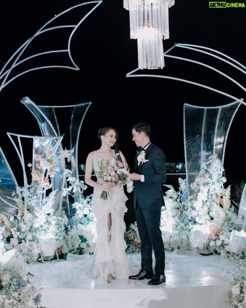 Enzy Storia Instagram - An unforgettable love story. We are still reminiscing the beautiful day @enzystoria tied the knot, and celebrated her reception with a gown adorned by the vivid spark of diamonds. Her family members were also spotted in memorable Mondial pieces as part of their attire. However you’d like to say ‘I do’, Mondial is here for you. #MONDIAL #ImDifferent #ENZupwithMOL #MondialWedding