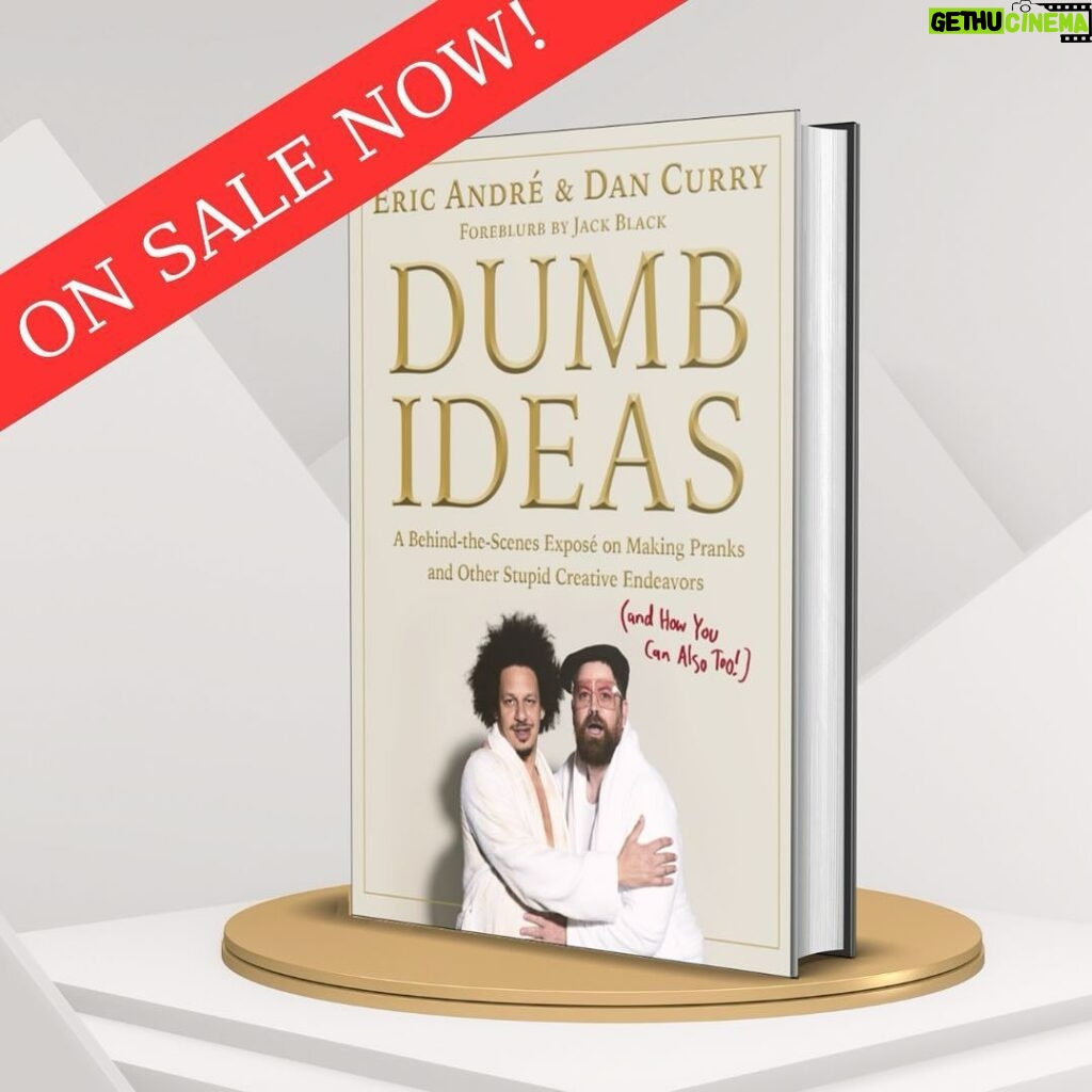 Eric André Instagram - On sale NOW! @dancurry9000 and me wrote a fucking dumb book! #DUMBIDEAS @simonandschuster 📚