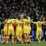 Eric García Instagram - Grandíssima victòria al Bernabéu, fidels al nostre estil i la nostra idea! A gaudir culers! VISCA EL BARÇA!!!! 💪🏽🔵🔴 Grandísima victoria en el Bernabéu, fieles a nuestro estilo y nuestra idea! A disfrutar culers! VISCA EL BARÇA!💙❤️ Estadio Santiago Bernabéu