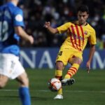 Eric García Instagram - Remuntada de l’equip per passar ronda a la Copa 💪🔵🔴. Força Barça!!! Linares