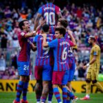 Eric García Instagram - Tarda de moltes alegries avui. Per la victòria i per la tornada de l’Ansu. T’ho mereixes per tot el teu treball, això només és el principi. Gràcies també a l’afició per tot el suport💪💙❤️. Tarde de muchas alegrías. Por la victoria y sobretodo por la vuelta de Ansu. Te lo mereces por todo el trabajo que has hecho y esto sólo es el principio. Muchas gracias a la afición también por el apoyo al equipo! FORÇA BARÇA💙❤️ Spotify Camp Nou