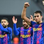 Eric García Instagram - Muy contentos de poder dedicar esta victoria a la afición y al Kun. Vamos @kunaguero pronto con nosotros💪💪 Força Barça💙❤️ Olympic NSC