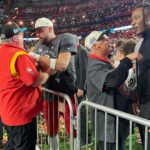 Eric Stonestreet Instagram - A montage if you will of some happy embraces. Not only are these guys champions, they are great guys and it starts at the top with the Hunt family. I’ve never loved a team or a sport more and to have this window of success right now with coach and Patrick and this team makes this 51 year old feel like an 8 year old on a never ending Christmas Eve! Congratulations to all the people that truly put in all the hard work to give us this amazing life experience and to their families that support them! #chiefskingdom