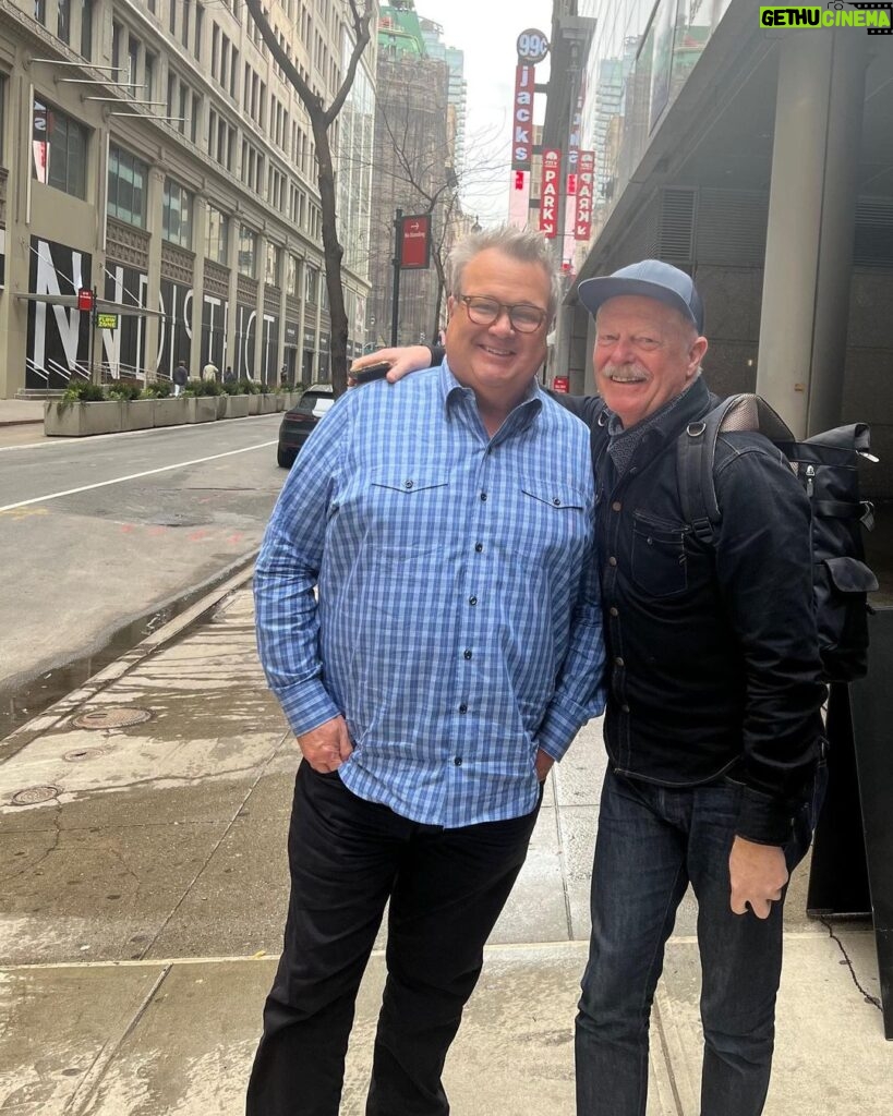 Eric Stonestreet Instagram - A meet cute two years in the making. Missed this guy a lot. Love you @jessetyler #nyc