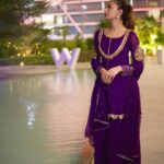 Erica Fernandes Instagram - When in doubt purple it out. Outfit - @labelkanupriya Outfit Courtesy - @sonyashaikh Shot by - @enoch.d04 Location @wabudhabi