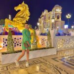 Erica Fernandes Instagram - Exploring the globe without leaving Dubai at Global Village! 🌍 🇦🇪 Thai Food! Alwayyssss! 🤤 Outfit @shopmayurisa @oakpinionpr