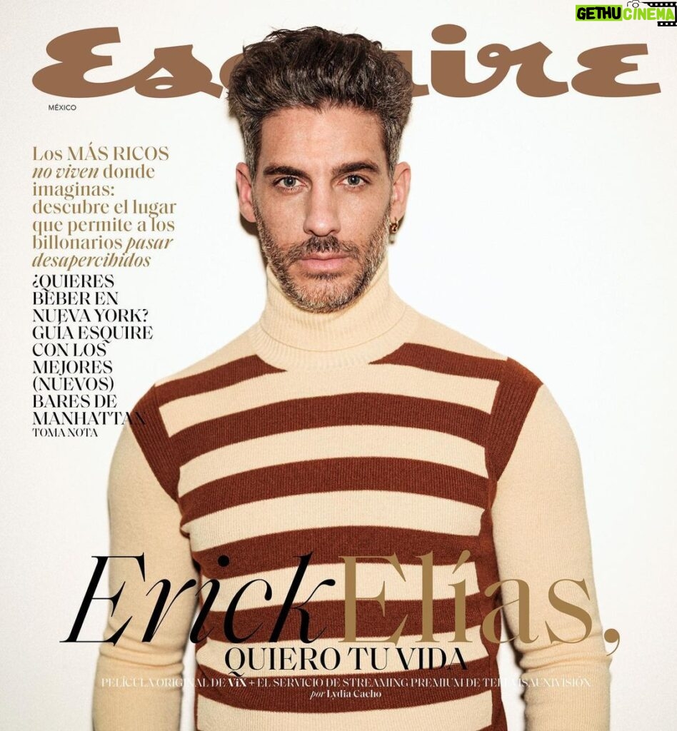 Erick Elías Instagram - Nuestra edición de febrero 2023 ya está a la venta tanto en su versión print como digital. Aquí nuestra portada digital con @erickelias quien en un momento estelar de su carrera, protagoniza Quiero tu vida, película de fantasía romántica del servicio de streaming premium ViX+de TelevisaUnivision, y Ventanarosa Productions de Salma Hayek Pinault, donde será Nico, un joven futbolista que conoce la felicidad de la manera más inesperada. Fotógrafo @juankr_ Estilismo Caterina Ospina @cateonwiki Entrevista Lydia Cacho lydiacacho Producción Támara Vekic @tamvekic Maquillaje y peinado Sofía Rubinstein @sofirub Locación Hotel Wellington @hotelwellingtonmadrid Director de Arte Pablo Enríquez @esedirector Director editorial Alfonso Parra @alfonsoparra__ Plataforma @vixplus Total look @prada