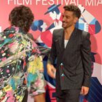 Erick Elías Instagram - Hoy presentamos en el @iaffm_official la película CUANDO DUERME CONMIGO. 💥 Look @louisvuitton Styling @karlaguindi ❤️ Miami, Florida