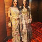 Esha Deol Instagram – Celebrating the dream girl & my mummy tonight in Delhi ♥️🧿

@dreamgirlhemamalini 
Wearing @houseofneetalulla 
HMU @tulsi5solanki @fatima_dsouza @surve.jaya 

#celebratingdreamgirl #hemamalini #dreamgirl #birthdaygirl #delhi #eshadeol #gratitude ♥️🧿🤗🤗😍