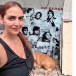 Esha Deol Instagram - No caption needed 😊 #photooftheday #sholaymovie #mumbaicity #bollywood #pet #animallovers #eshadeol #gratitude ♥️🧿