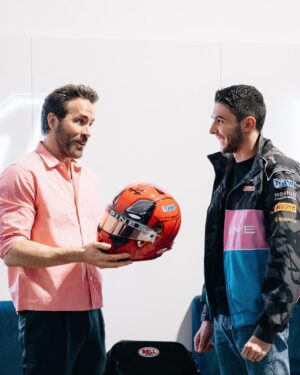 Esteban Ocon Instagram - Maximum Effort for the Vegas GP! Let’s goooo ⚔️🔥 @vancityreynolds @deadpoolmovie