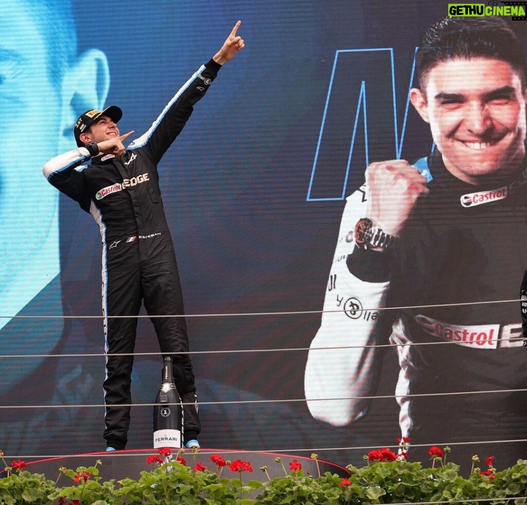 Esteban Ocon Instagram - I don’t know what to write I’m lost for words, we just won the Hungarian @f1 Grand Prix i will forever remember this moment !!🔥 Thank you to @alpinef1team without them I would not have make it, and what a drive by the legend himself @fernandoalo_oficial he’s part of this too 🔥🔥 #EO31 #P1 Budapest, Hungary