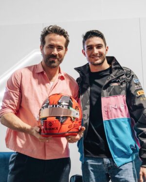 Esteban Ocon Instagram - Maximum Effort for the Vegas GP! Let’s goooo ⚔️🔥 @vancityreynolds @deadpoolmovie