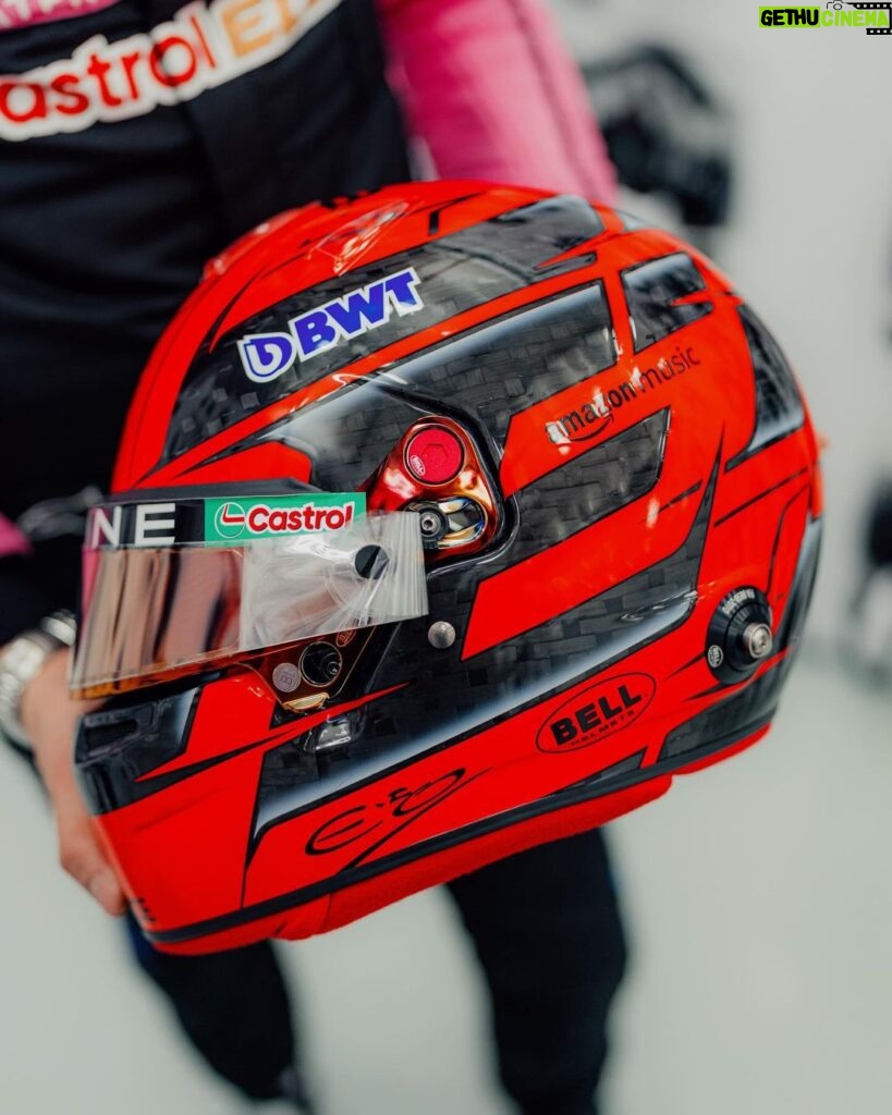 Esteban Ocon Instagram - red and black is back for ‘24 🔴⚫️