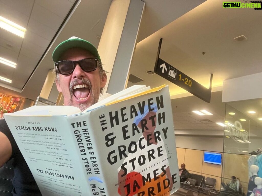 Ethan Hawke Instagram - Stuck in an airport? no sweat. Let the imagination FLY! #BookLoversDay
