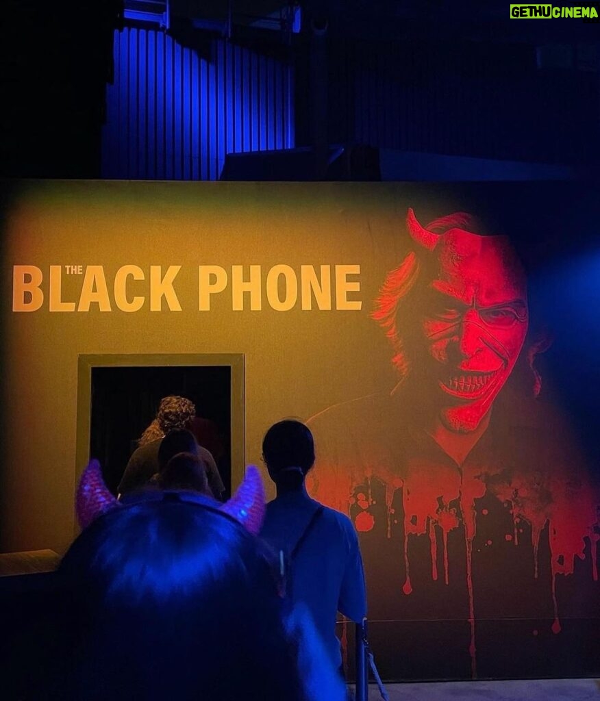 Ethan Hawke Instagram - One year ago today, #TheBlackPhone fandom was born! 📞 Thank you to everyone who has embraced and celebrated the movie since its premiere.