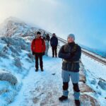 Ethan Payne Instagram - spontaneous summit of Snowdon ✅ @gymshark beanie keeping me extra warm, what an absolutely corking trip with the boys 🏔️🥾☺️ #ad Snowdon Summit