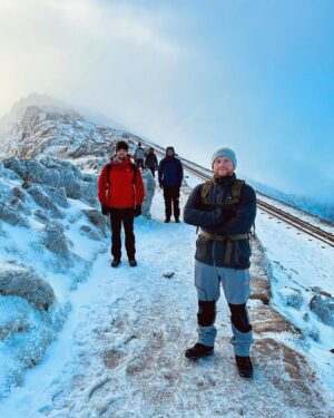 Ethan Payne Instagram - spontaneous summit of Snowdon ✅ 
@gymshark beanie keeping me extra warm, what an absolutely corking trip with the boys 🏔️🥾☺️ #ad