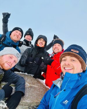 Ethan Payne Instagram - spontaneous summit of Snowdon ✅ 
@gymshark beanie keeping me extra warm, what an absolutely corking trip with the boys 🏔️🥾☺️ #ad