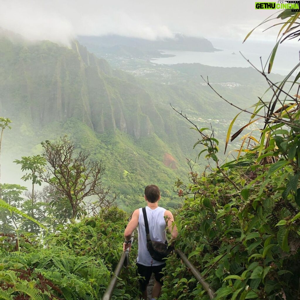 Ethan Wacker Instagram - Happy earth day everyone! let’s keep our planet healthy and clean so we can enjoy it into the future #earthday Honolulu, Hawaii