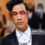 Eugene Lee Yang Instagram - #metgala hair by @daviddanggg makeup by @vanmakeupnyc nails by @sojinails necklace by @ericksonbeamon vintage tuxedo by @dior @hedislimane shoes by @jimmychoo special thanks to @derekblasberg @nickbrown @voguemagazine & @metmuseum The Metropolitan Museum of Art, New York