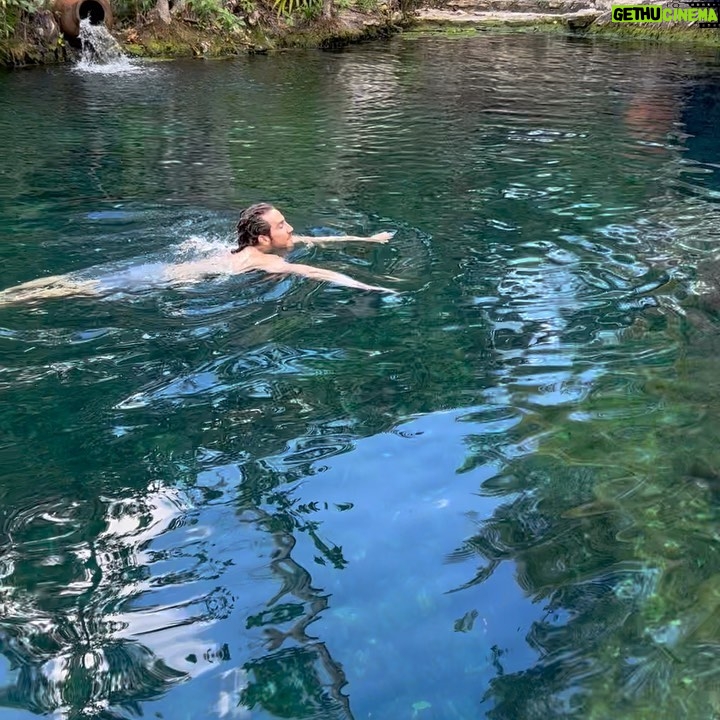 Eugenio Siller Instagram - Chillin’ at the Cenote … Tulum, Quintana Roo