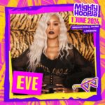Eve Instagram - Mighty Hoopla… I’m coming for you! Can’t wait to party with you on Saturday 1st June. 🐾🏳️‍🌈 @mightyhoopla