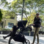 Evelyn Sharma Instagram - We’re on the move!! 🤩🥳 Thank you @babyjoggerau for this awesome double pram! Holds a capsule, keeps my toddler front facing and has huge storage capacity! 💯 What more could we need!! 💖 #babyjoggerau #evelynsharma #sponsored #momlife #twoundertwo #doublepram #babyjogger