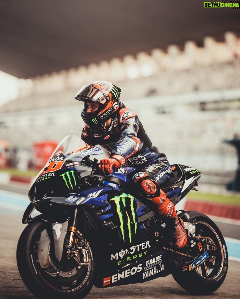 Fabio Quartararo Instagram - P8 on the grid. Considering the long straights and acceleration we did our best. ✌🏼 Buddh International Circuit