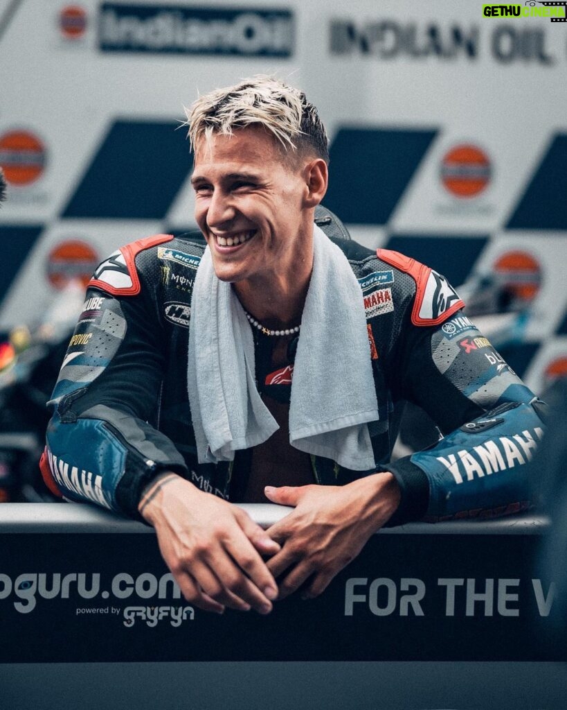 Fabio Quartararo Instagram - Hard Work Pays Off !!!! Back to the podium ! Great weekend in India 🇮🇳 Buddh International Circuit