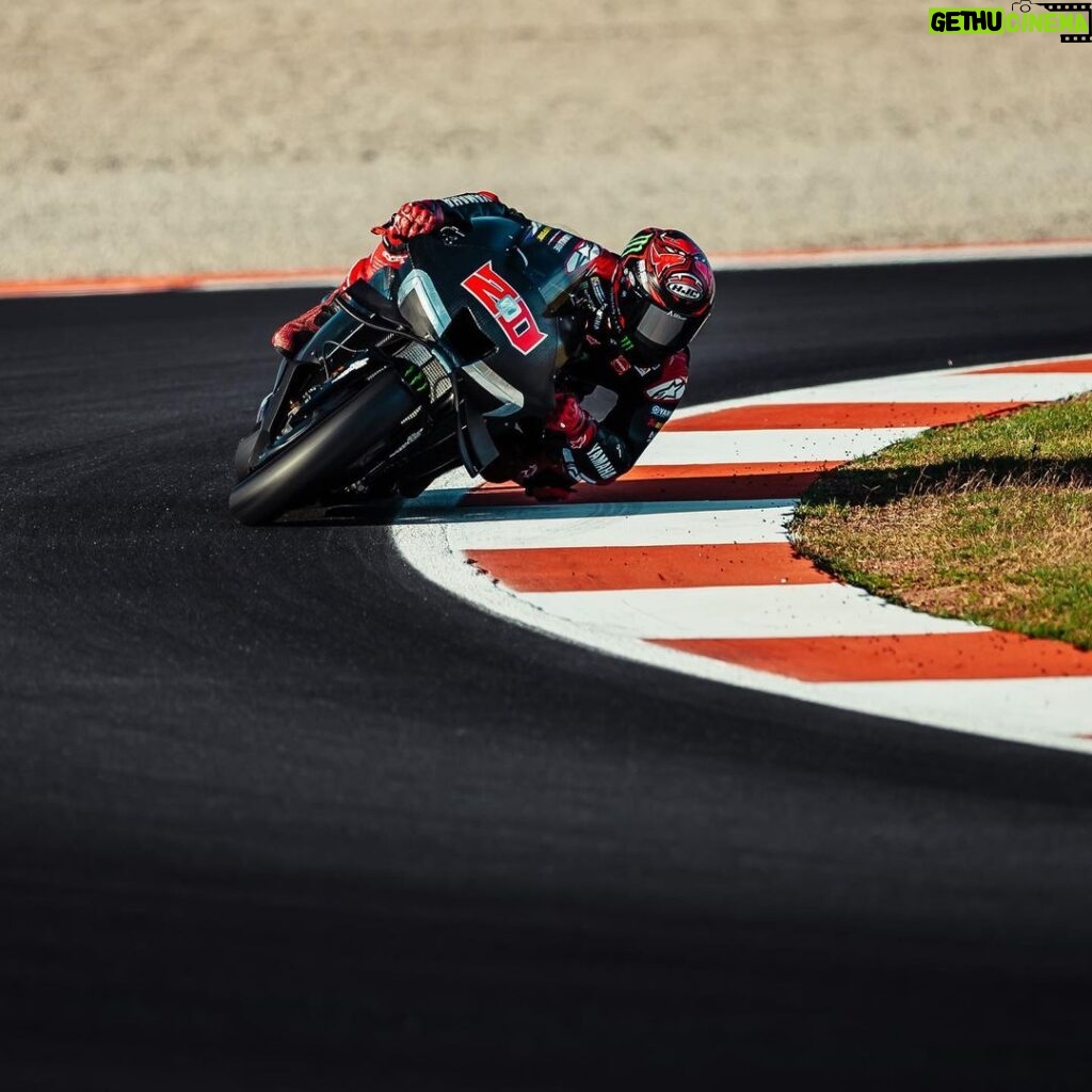 Fabio Quartararo Instagram - Last test done. Still a lotttt of work but I think we are in the good way 😈 Circuit Ricardo Tormo