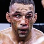 Fabrício Werdum Instagram - Nem sempre o resultado é aquele que gente espera, mas aprendi que o mais importante na vida é a dedicação que colocamos naquilo que fazemos. Foram muitos contratempos nesses últimos meses, e eu consegui superar os meus limites, minhas dores físicas e estar longe de casa e da família. No final o que importa é enfrentar os desafios com garra e ter a certeza que a gente fez o nosso melhor. Porque sucesso para mim é uma consequência direta de muito esforço pessoal, da aquisição de conhecimento e da superação de desafios. Agradeço a todos que torceram por mim…principalmente, agradeço meu time, minha família, meus amigos e meus patrocinadores que acreditaram em mim e me ajudaram a cumprir minha missão nesta luta. OBS: Foto 1 Guerreiro da vida! Foto 2 Ser feliz é bom demais! VAICAVALOOO!