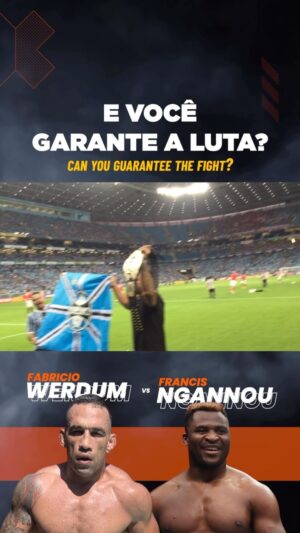 Fabrício Werdum Instagram - Have you ever fought in front of 60,000 people in a football stadium? My challenge is done. I guarantee the crowd can you guarantee the fight? @francisngannou 
@pflmma 

Você já lutou para 60 mil pessoas em um estádio de futebol ? O meu desafio está feito. Eu garanto a torcida e você garante a luta ?