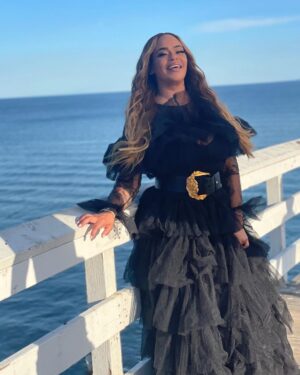 Faith Evans Instagram - Shing-shong in my @jameswrightchanel Japanese voice (inside joke) 👩‍🦳: @amber4hair 💄: @eriq_moreno 📸: @sylvainsphotos  #RIPProdigy @prodigymobbdeep thank you @drfondrealewis for the cute 👗