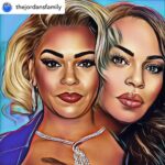 Faith Evans Instagram - Posted @withregram • @thejordansfamily Brrrr ❤️😍 #FaithEvans 👑 @therealfaithevans Repost from @littleblack__book Faith Evans