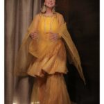 Falaq Naaz Instagram - Do mere nain sharabi ✨💛 . . Exclusively styled by @kapoormohit888 Wearing @frontierphagwara Photography @portaitdeewana Makeup by @facestoriesbyaqsa Hair @getreadywithbunty Location @goldfinchmumbai . . #post #gharara #look #falaqnaaz #indianattire #lookoftheday #makeup #fashion #styling #photography #bbott2