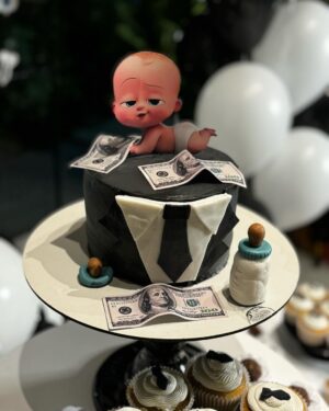 Felipe Ribeiro Instagram - 6 MESES DO NOSSO PODEROSO DONZINHO 👶🏻
🖤🖤🖤🖤🖤🖤

(Deu tudo certo os docinhos e o bolo, pra quem acompanhou a tour 🙌🏼🤣)