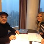 Fergie Instagram - #tbt our first creative meeting in NYC, then on set for #YouAlreadyKnow 🖤🖤 happy birthday darling gio!! So proud of working with such a creative genius, love you 💋💋🎈🎈