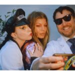 Fergie Instagram - a few more #momsnightout Monday memories 💋💋 #StyledByB Nails: @cndworld H&MU: @ronitshapow Jacket & Pants: @officiallibertine