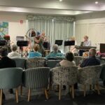 Flea Instagram - played my heart out for the fine ladies and gents at this nursing home ,caring for the elderly in australia this morning.