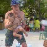 Flea Instagram - poor little fellow's gonna have to deal with his maniacal papa forever!